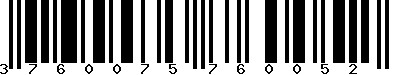 EAN-13 : 3760075760052