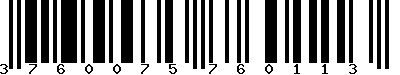 EAN-13 : 3760075760113
