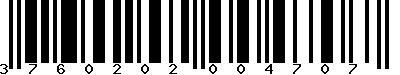 EAN-13 : 3760202004707