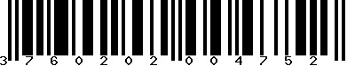 EAN-13 : 3760202004752