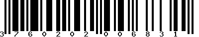 EAN-13 : 3760202006831