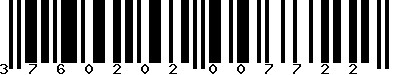 EAN-13 : 3760202007722