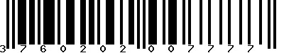 EAN-13 : 3760202007777