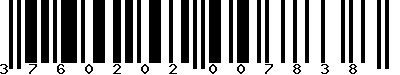 EAN-13 : 3760202007838