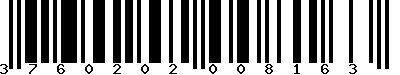 EAN-13 : 3760202008163