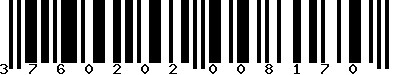 EAN-13 : 3760202008170