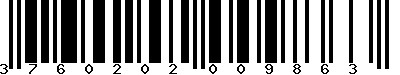 EAN-13 : 3760202009863