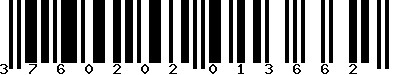 EAN-13 : 3760202013662