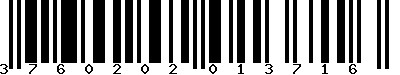 EAN-13 : 3760202013716