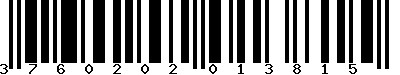 EAN-13 : 3760202013815