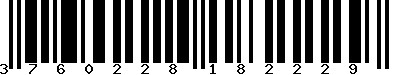 EAN-13 : 3760228182229