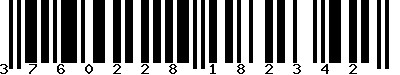 EAN-13 : 3760228182342