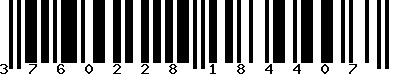 EAN-13 : 3760228184407
