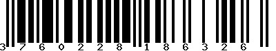 EAN-13 : 3760228186326