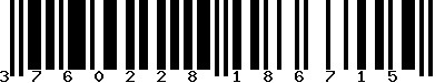 EAN-13 : 3760228186715