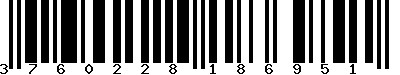 EAN-13 : 3760228186951