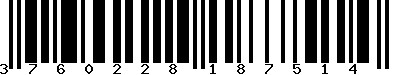 EAN-13 : 3760228187514