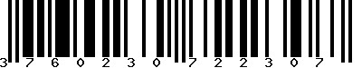 EAN-13 : 3760230722307