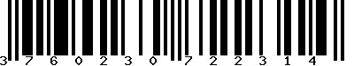 EAN-13 : 3760230722314