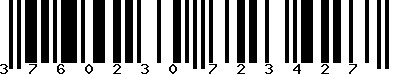 EAN-13 : 3760230723427
