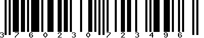 EAN-13 : 3760230723496