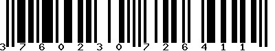 EAN-13 : 3760230726411
