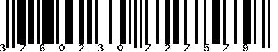 EAN-13 : 3760230727579