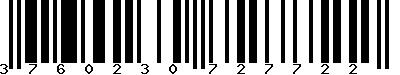 EAN-13 : 3760230727722