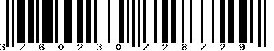 EAN-13 : 3760230728729
