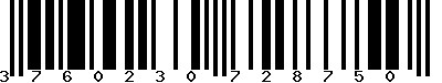 EAN-13 : 3760230728750
