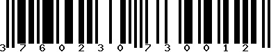 EAN-13 : 3760230730012