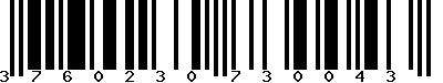 EAN-13 : 3760230730043