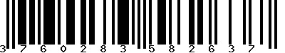 EAN-13 : 3760283582637