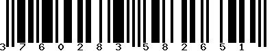 EAN-13 : 3760283582651