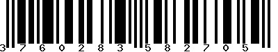 EAN-13 : 3760283582705