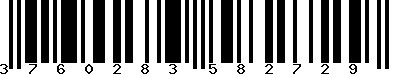 EAN-13 : 3760283582729