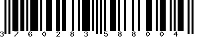 EAN-13 : 3760283588004