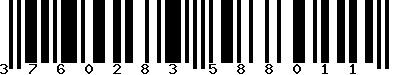 EAN-13 : 3760283588011