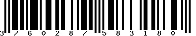 EAN-13 : 3760287583180