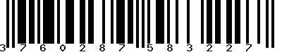 EAN-13 : 3760287583227