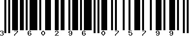 EAN-13 : 3760296075799