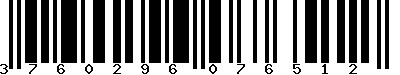 EAN-13 : 3760296076512