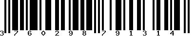 EAN-13 : 3760298791314