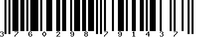 EAN-13 : 3760298791437