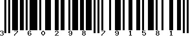 EAN-13 : 3760298791581