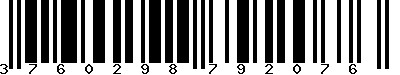 EAN-13 : 3760298792076