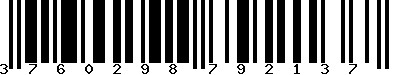 EAN-13 : 3760298792137