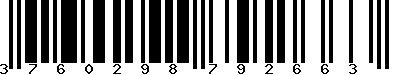 EAN-13 : 3760298792663