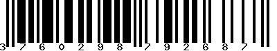 EAN-13 : 3760298792687