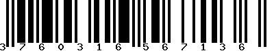 EAN-13 : 3760316567136